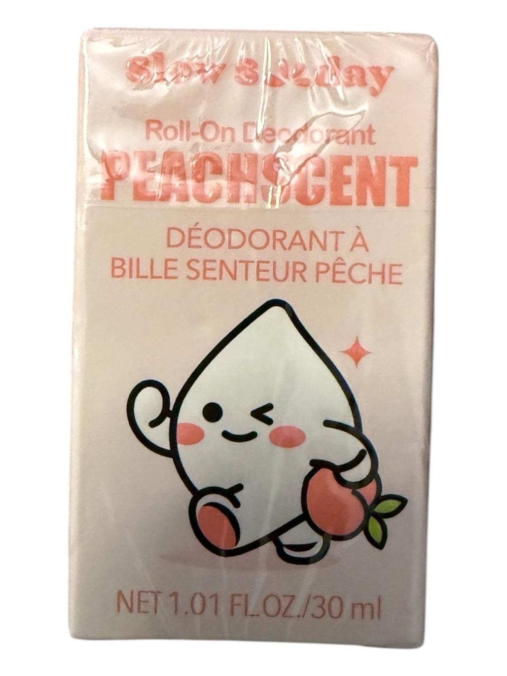 Sunday Peach Scent Roll-On Deodorant - Pink